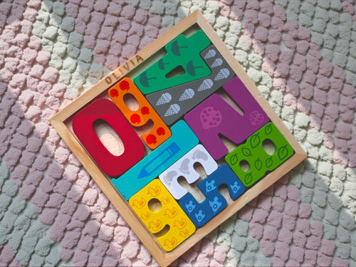 Montessori Wooden Puzzle Set