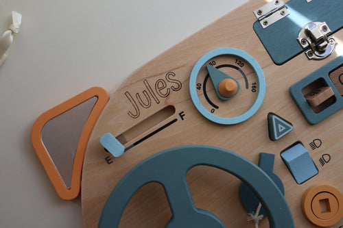 Montessori Steering Wheel Busy Board
