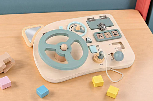 Montessori Steering Wheel Busy Board