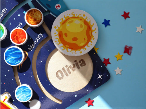Montessori Solar System Maze Board