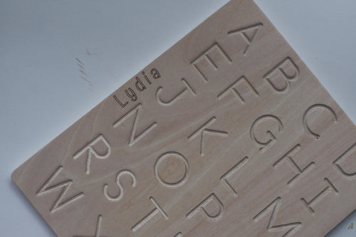 Montessori Alphabet Tracing Board